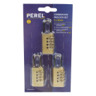 Perel Hangslot | Perel | 20 mm (Cijferslot, Stalen beugel, 3 stuks) SLKCSET K170404317 - 2