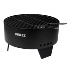 Perel Houtskool barbecue en vuurschaal - 2 in 1 - Perel (Ø 56 cm) BB100113 K170103011 Perel Houtskool barbecue en vuurschaal - 2 in 1 - Perel (Ø 56 cm) BB100113 K170103011