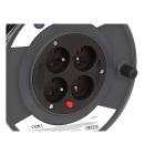 Perel Kabelhaspel met penaarde | Perel | 25 meter (4-voudig, IP20, 3x 1.5 mm²) ECR25N3 K010812011 - 2