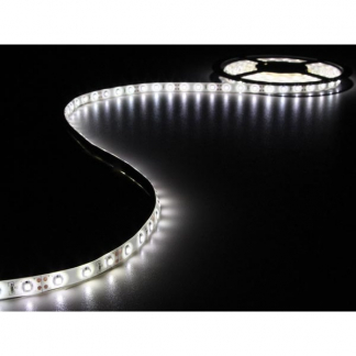 Perel LED strip met voeding | Perel | 5 meter (Flexibel, 300 LEDs, 12V, IP61, Koud wit) LEDS17W K150303026 - 