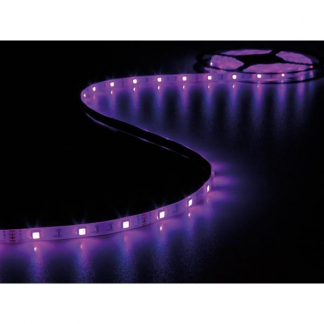 Perel Led strip met voeding | Perel | 5 meter (Flexibel, 150 leds, 12V, IP20, RGB) LEDS18RGB K150303028 - 1