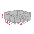 Perel Loungesethoes (200 x 150 x 75 cm, PP) OCLS-S K170102222 Perel Loungesethoes (200 x 150 x 75 cm, PP) OCLS-S K170102222