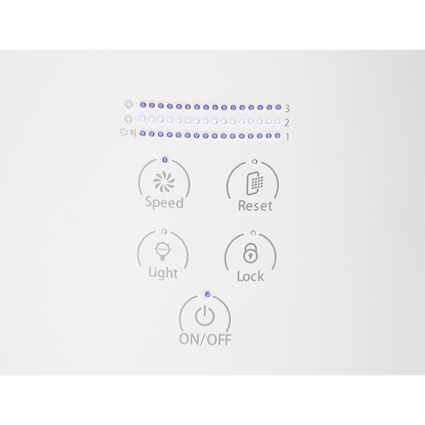Perel Luchtreiniger | Perel (12W, Ruimtes tot 8 m², 3 snelheden, Touch bediening) AIRP001 K170101310 - 3