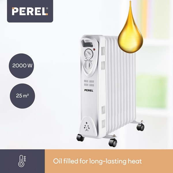 Perel Olieradiator | Perel | 2000W (Ruimtes tot 25 m²) TC78009N K170101122 - 6