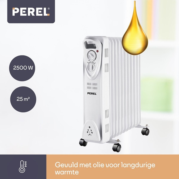 Perel Olieradiator | Perel | 2500W (Ruimtes tot 30 m²) TC78011N K170101114 - 6