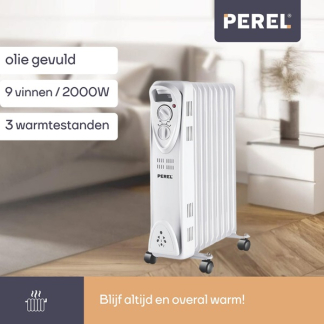 Perel Olieradiator | Perel (2000W, Ruimtes tot 25 m²) TC78009N K170101122 - 5