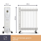 Perel Olieradiator | Perel (2500W, Ruimtes tot 30 m², LCD scherm) TC78011LCD K170101123 - 5