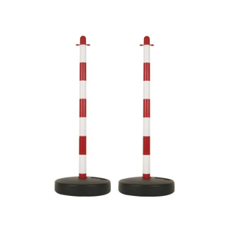 Perel Paal voor signalisatieketting | Perel | 2 stuks (Opvulbare voet, Kunststof) SCP90 K101402018 - 