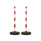 Perel Paal voor signalisatieketting | Perel | 2 stuks (Opvulbare voet, Kunststof) SCP90 K101402018