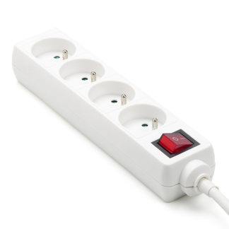 Perel Penaarde stekkerdoos 4-voudig | Perel | 1.5 meter (Schakelaar) EB4S K120601082