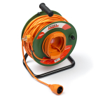 Perel Penaarde verlengsnoer haspel | Perel | 50 meter (IP20, 3 x 1.5 mm²) EGCR50N2 K120601073 - 1