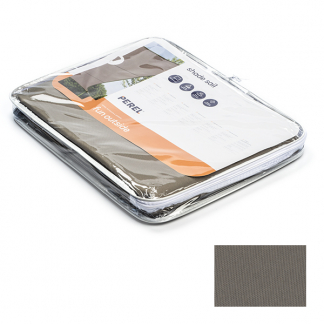 Perel Schaduwdoek | Perel (Rechthoek, Waterafstotend, 4 x 3 meter, Taupe) GSS4430TA K170103074 - 1
