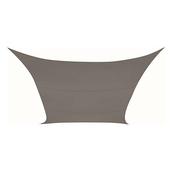 Perel Schaduwdoek | Perel (Vierkant, Waterdoorlatend, 5 x 5 meter, Antraciet) GSS4500PEC K170103082 - 1