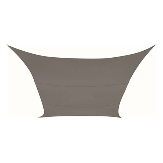 Perel Schaduwdoek | Perel (Vierkant, Waterdoorlatend, 5 x 5 meter, Antraciet) GSS4500PEC K170103082 - 2