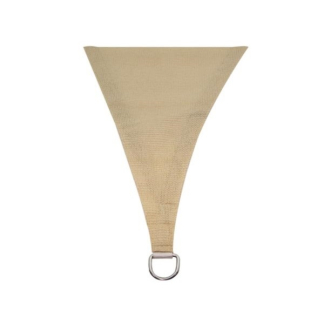 Perel Schaduwdoek driehoek | Perel | 3.6 x 3.6 x 3.6 meter (Waterdoorlatend, Champagne) GSS3360PE K170103075 - 