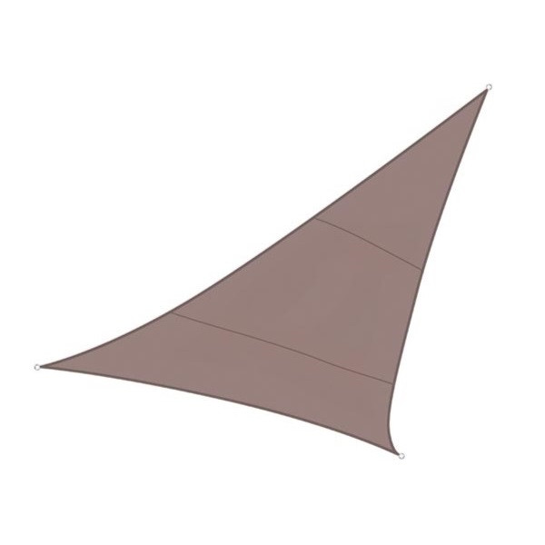 Perel Schaduwdoek driehoek |  Perel | 5 x 5 x 5 meter (Waterafstotend, Taupe) GSS3500TA K170103067 - 1