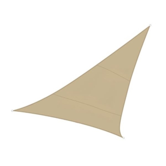 Perel Schaduwdoek driehoek | Perel | 5 x 5 x 5 meter (Waterdoorlatend, Champagne) GSS3500PE K170103078 - 