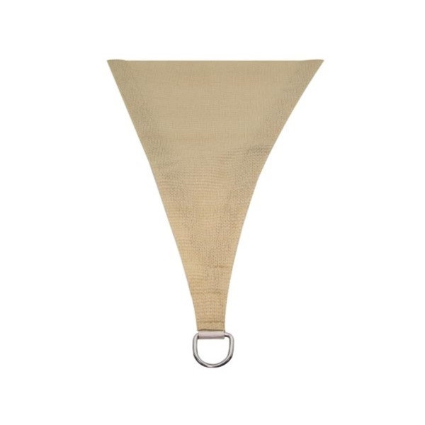 Perel Schaduwdoek driehoek | Perel | 5 x 5 x 5 meter (Waterdoorlatend, Champagne) GSS3500PE K170103078 - 2