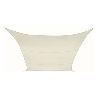 Perel Schaduwdoek rechthoek | Perel | 2 x 3 meter (Waterafstotend, Crème) GSS4320CR K170103071 - 2