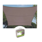 Perel Schaduwdoek rechthoek | Perel | 2 x 3 meter (Waterafstotend, Taupe) GSS4320TA K170103072 - 2