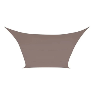 Perel Schaduwdoek rechthoek | Perel | 2 x 3 meter (Waterafstotend, Taupe) GSS4320TA K170103072 - 1