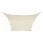 Perel Schaduwdoek rechthoek | Perel | 4 x 3 meter (Waterafstotend, Crème) GSS4430CR K170103073 - 2