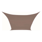 Perel Schaduwdoek vierkant | Perel | 5 x 5 meter (Waterafstotend, Taupe) GSS4500TA K170103070 - 2