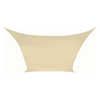 Perel Schaduwdoek vierkant | Perel | 5 x 5 meter (Waterdoorlatend, Champagne) GSS4500PE K170103081 - 2