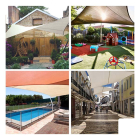 Perel Schaduwdoek vierkant | Perel | 5 x 5 meter (Waterdoorlatend, Champagne) GSS4500PE K170103081 - 3