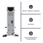 Perel Slimme convectorkachel | Perel (3 hittestanden, Wifi, Overhittingsbescherming) Smart1310 K170101170 - 4
