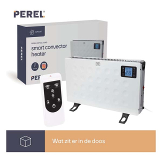 Perel Slimme convectorkachel | Perel (3 hittestanden, Wifi, Overhittingsbescherming) Smart1310 K170101170 - 6