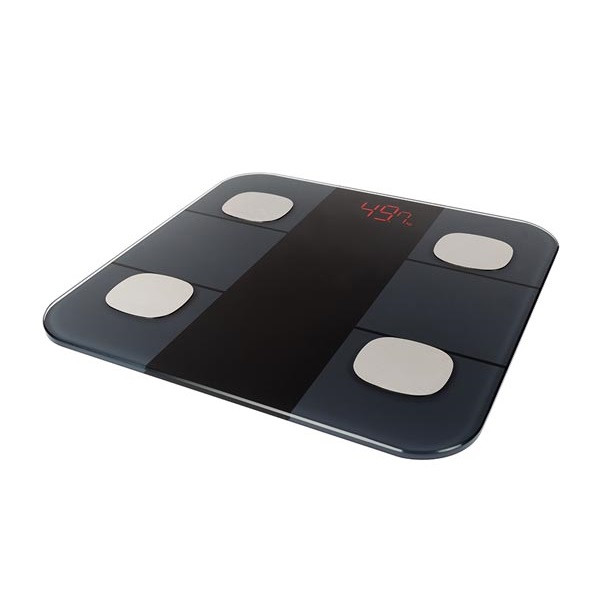 Perel Slimme weegschaal | Perel (Wifi, BMI, Veiligheidsglas, 12 meetfuncties) VTBAL206 K170203121 - 1