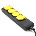 Perel Stekkerdoos 4-voudig | Perel | 1.5 meter (IP44) EBP04WP-G K150305314 Perel Stekkerdoos 4-voudig | Perel | 1.5 meter (IP44) EBP04WP-G K150305314