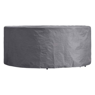 Perel Tuinsethoes | Rond | Ø 200 x 85 cm (PP, Grijs) OCGS150 K170102203 - 2