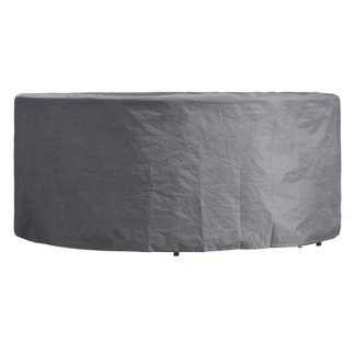 Perel Tuinsethoes | Rond | Ø 260 x 85 cm (PP, Grijs) OCGS200 K170102207 - 2