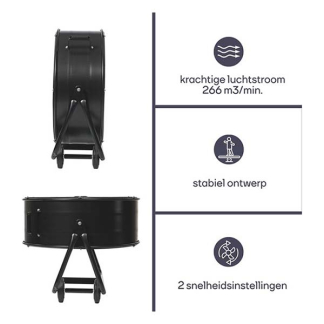 Perel Vloerventilator | Perel | Ø 60 cm (2 standen, Kantelbaar) CFAN0460 K170104068 - 4