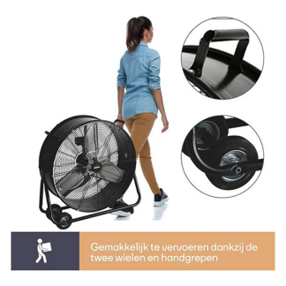 Perel Vloerventilator | Perel | Ø 60 cm (2 standen, Kantelbaar) CFAN0460 K170104068 - 6