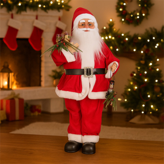 PerfectLED Bewegende kerstman | PerfectLED | 85 cm (Muziek, Batterijen) ASK002950 K151001037 - 2