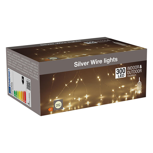 PerfectLED Cascadeverlichting zilverdraad | 10 Takken | PerfectLED (300 leds, Binnen/Buiten, Warm wit) AX5701520 K151002243 - 1