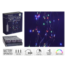 PerfectLED Cascadeverlichting zilverdraad | 10 Takken | PerfectLED (80 leds, Batterijen, Binnen/Buiten, Multicolor) AX9732610 K151002249 - 3