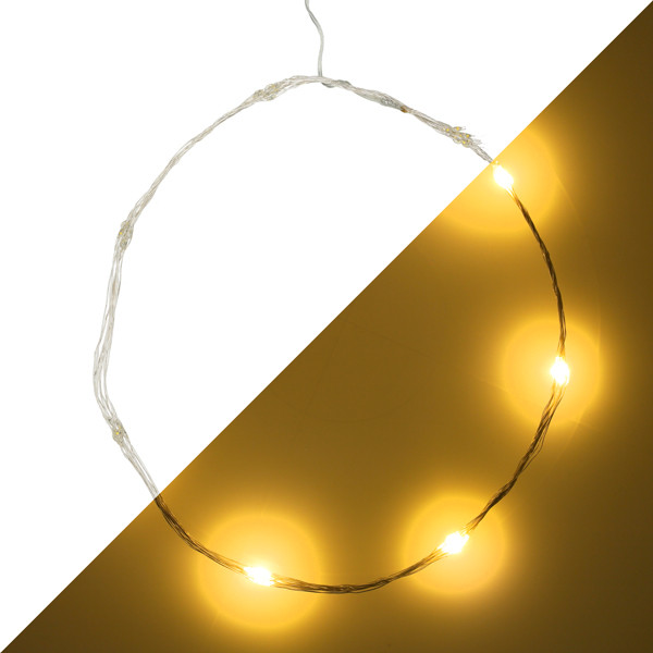 PerfectLED Cascadeverlichting zilverdraad | 10 Takken | PerfectLED (80 leds, Warm wit, batterijen, 75 cm) AX9731210 K151200213 - 1