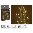 PerfectLED Cascadeverlichting zilverdraad | 10 Takken | PerfectLED (80 leds, Warm wit, batterijen, 75 cm) AX9731210 K151200213 - 4