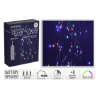 PerfectLED Cascadeverlichting zilverdraad | 8 Takken | PerfectLED (40 leds, Batterijen, Binnen/Buiten, Multicolor) AX9732600 K151002248 - 1