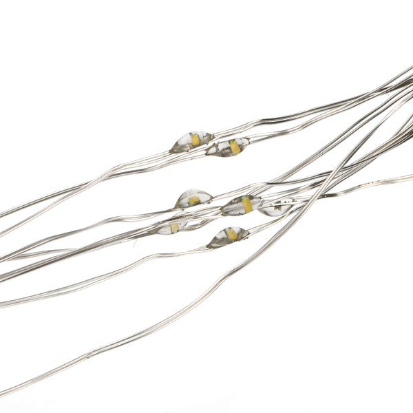 PerfectLED Cascadeverlichting zilverdraad | 8 Takken | PerfectLED (40 leds, Warm wit, batterijen, 45 cm) AX9731200 K151200212 - 4