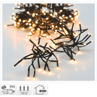 PerfectLED Clusterverlichting | 24.8 meter | PerfectLED (3000 leds, Binnen/Buiten, Warm wit) AX8504170 K151200015 - 5