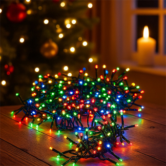 PerfectLED Clusterverlichting op batterijen | 1.9 meter | PerfectLED (192 leds, Gekleurd, Batterijen, Timer, Binnen/Buiten) AX8417620 AX9815020 K151200203 - 2