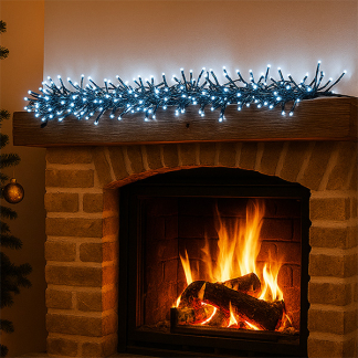 PerfectLED Clusterverlichting op batterijen | 1.9 meter | PerfectLED (192 leds, Koud wit, Batterijen, Timer, Binnen/Buiten) AX8417600 K151200207 - 4