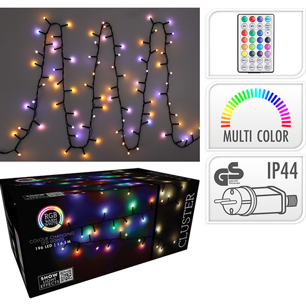 PerfectLED Compact kerstverlichting | 11.5 meter | PerfectLED (196 leds, Gekleurd, Afstandsbediening, Binnen/Buiten) AGB000100 K151200184 - 4