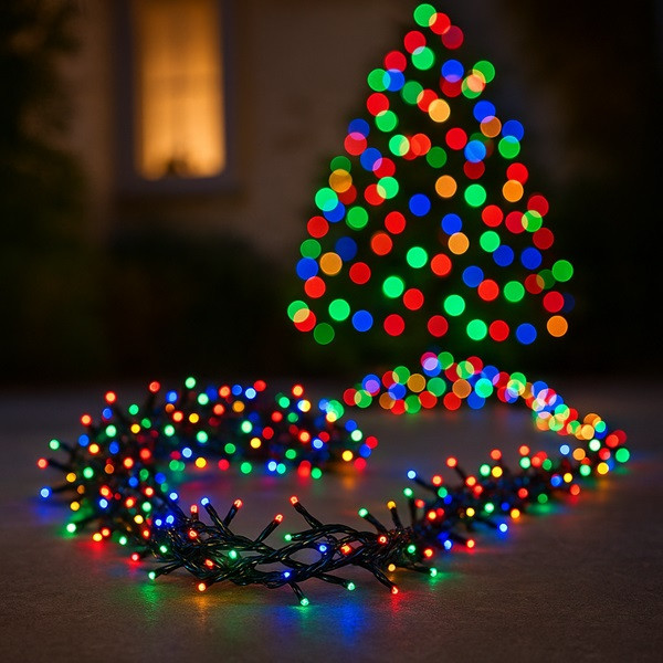 PerfectLED Compact kerstverlichting op batterijen | 4.5 meter | PerfectLED (200 leds, Gekleurd, Batterijen, Timer, Binnen/Buiten) AX8417720 K151200205 - 6