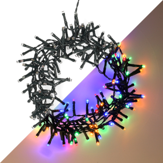 PerfectLED Compact kerstverlichting op batterijen | 4.5 meter | PerfectLED (200 leds, Gekleurd, Batterijen, Timer, Binnen/Buiten) AX8417720 K151200205